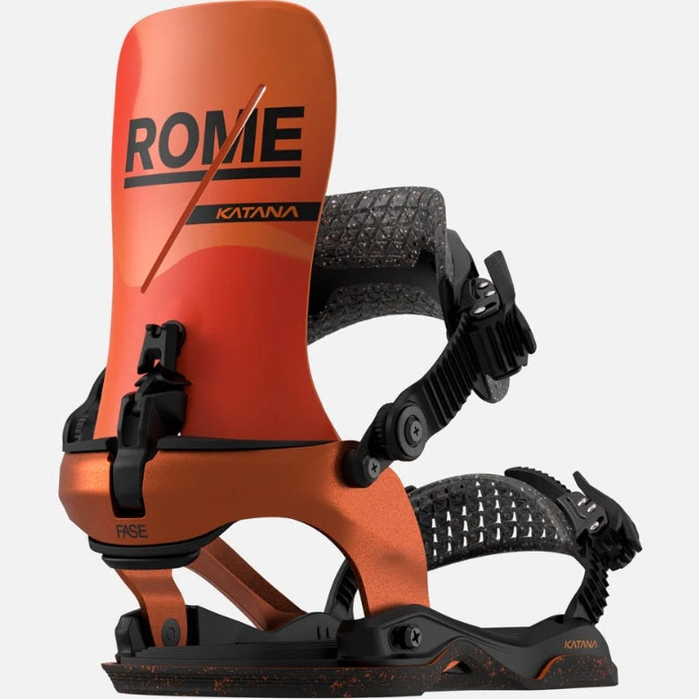 rome arsenal 17 snowboard bindings Katana AW Fase Black / S This ensures a good response while laying those carved turns and stylisch curves in the trees Rome Men's Katana AW Snowboard