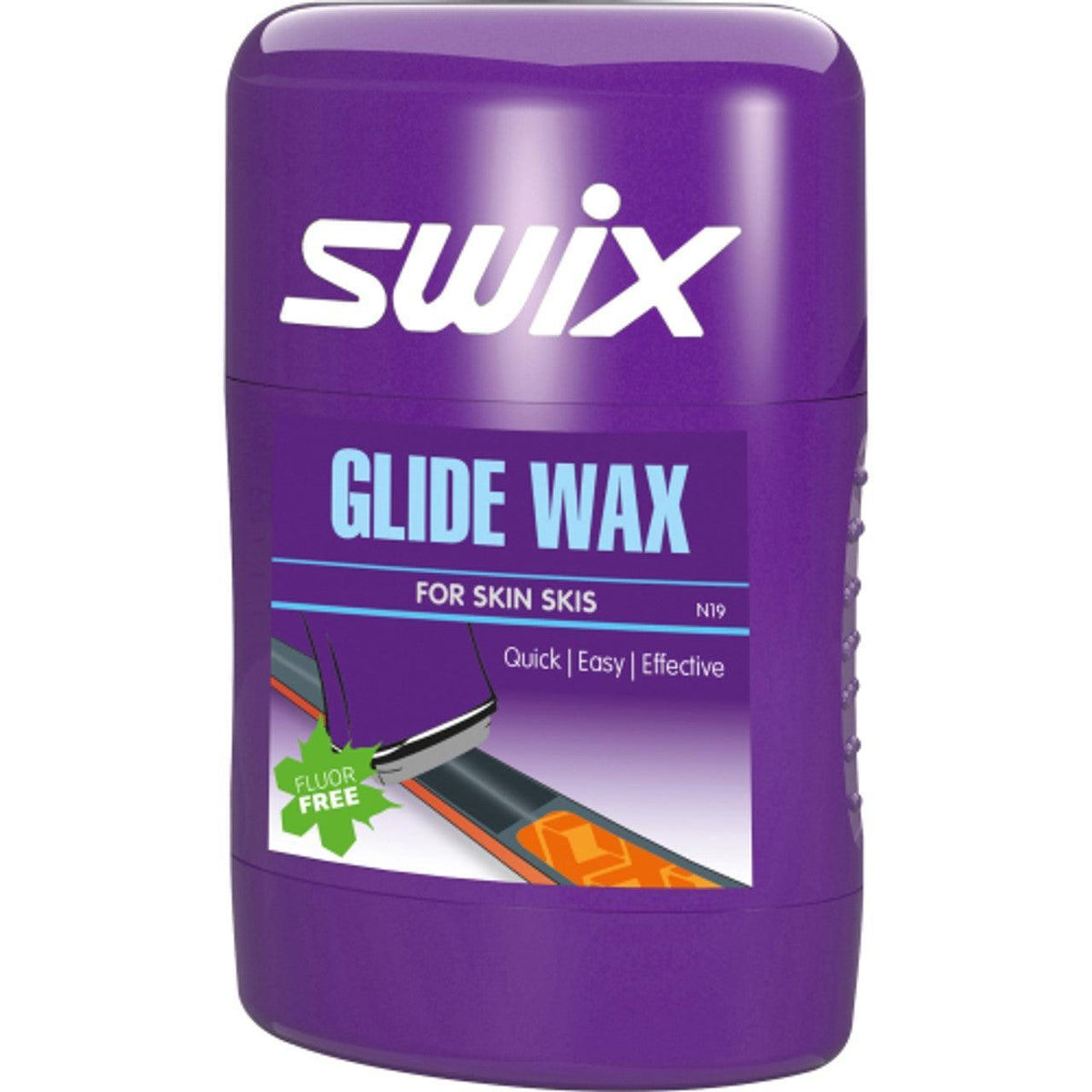 Swix Glide Wax for Skin Skis and Climbing Skins Pure Stoke