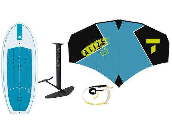 AK Durable Supply Phazer V3 Duratech(140L) Board + Foil + Wing Complete Package