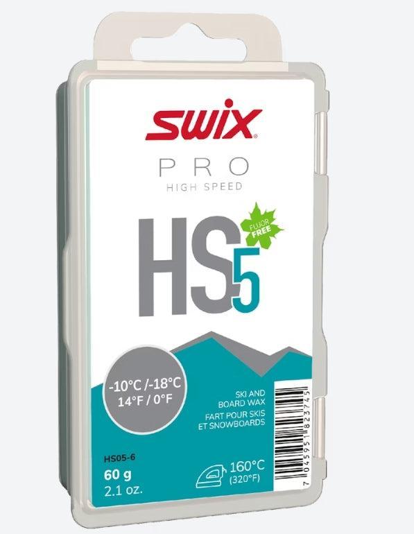 Swix - High Speed (HS) Waxes (5,6,7,8,10) - 60g & 180g