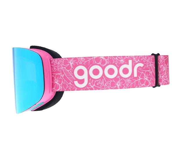 Goodr Sunglasses - Bunny Slope Drop Out Goggles w/ Extra Low Light Lens