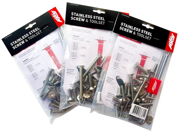 Axis - Stainless Steel Screws and Toolset