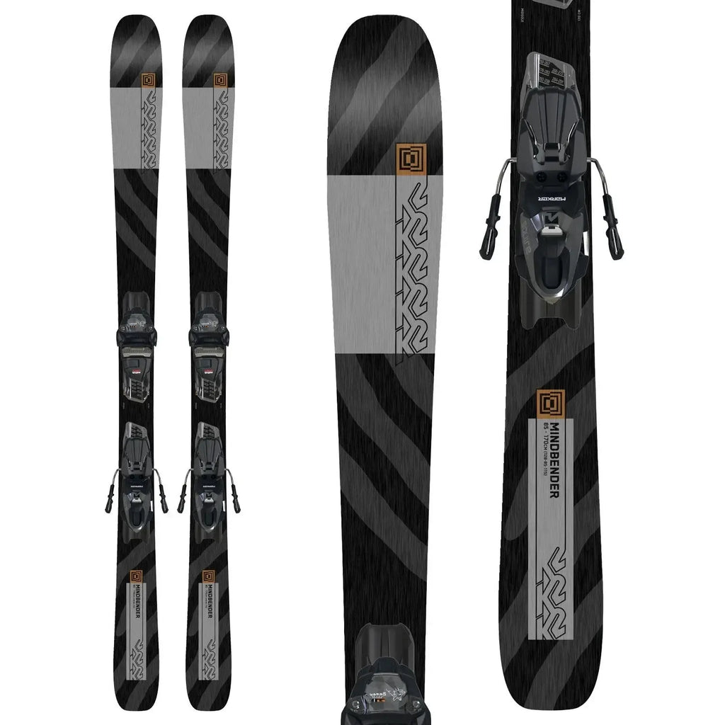 k2 bindings skis K2 Mindbender 85 QuikClik Skis 163